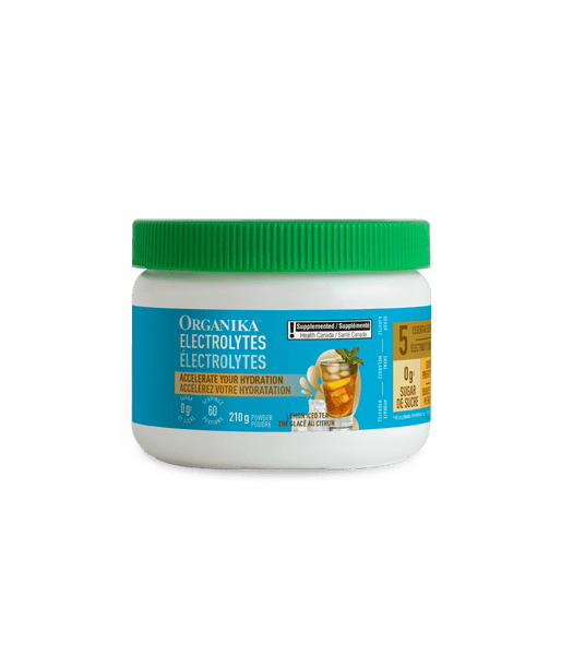 Electrolytes 60 Servings - Iced Tea - 210 g (60 Servings) - Organika Health Products